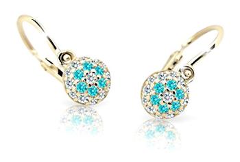 Cutie Jewellery Cercei pentru copii C2150-10-X-1 verde deschis