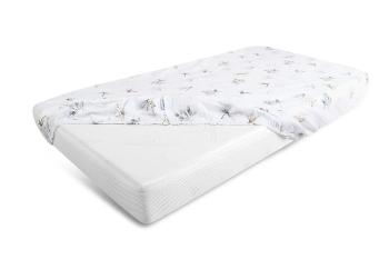 Cearșaf de bumbac cu elastic - Libelule (140x70 cm)