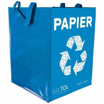 Sac pentru deșeuri sortate Sixtol SORT EASY PAPER, 30 x 30 x 40 cm, 36 l