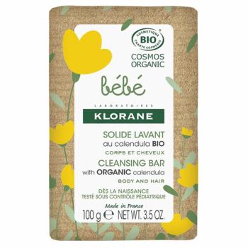 Klorane Săpun delicat cu gălbenele Bio Bébé (Cleansing Bar) 100 g