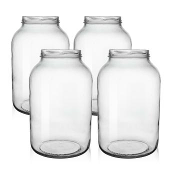 Set borcane de conservare Orion Castravete, cu filet, 3,7 l, 4 buc.