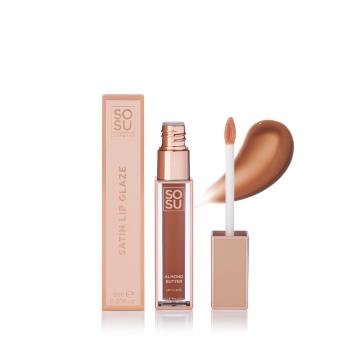 SOSU Cosmetics Luciu de buze Shimmer (Lip Glaze) 6 ml Almond Butter