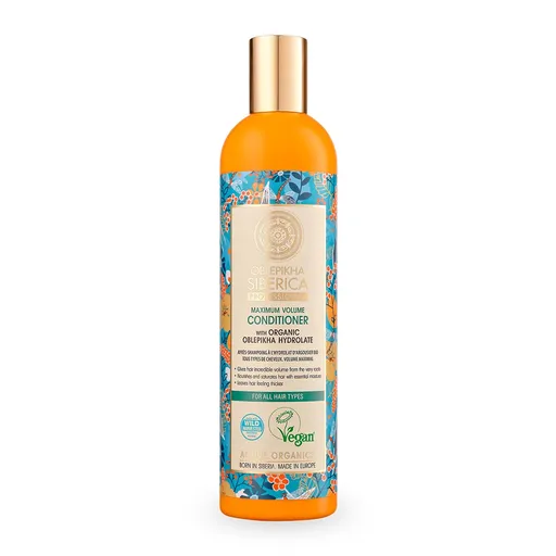 Natura Siberica Balsam de cătină de mare pentru toate tipurile de păr Oblepikha (Maximum Volume Conditioner) 400 ml