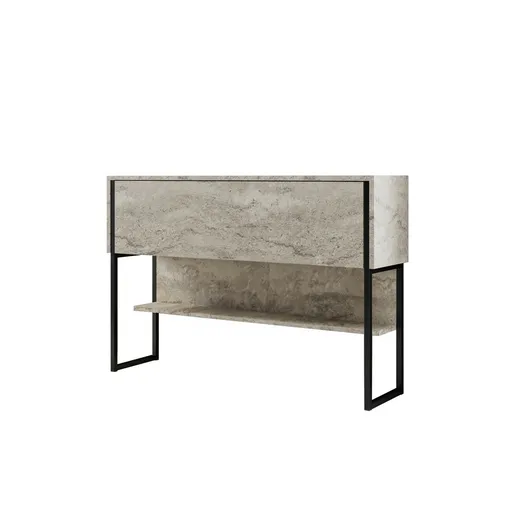 Comodă Luxe Travertine and Black, bej