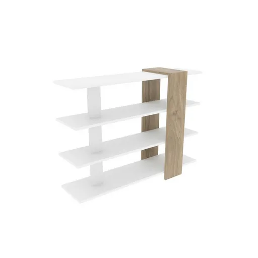 Bibliotecă Nur White and Walnut