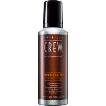 American Crew Techseries Control Foam spumă de styling pentru fixare de lunga durata 200 ml