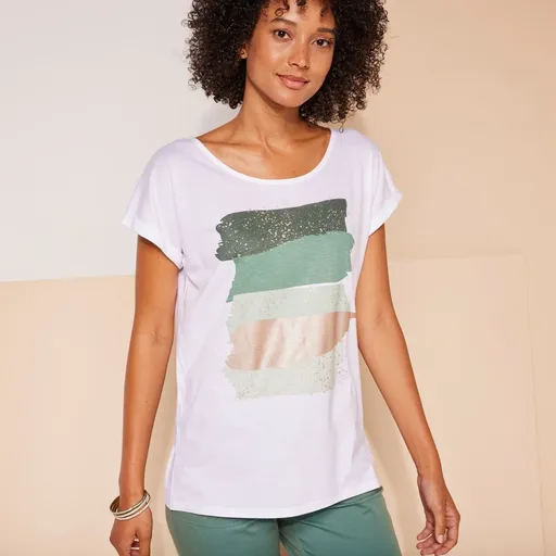 Cămașă dreaptă cu gât rotund