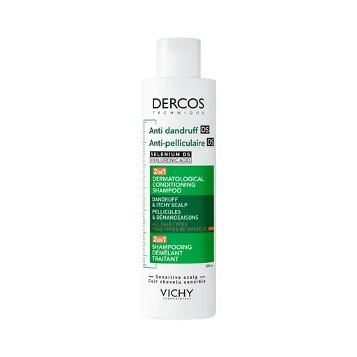 Vichy Șampon și balsam 2 în 1 Anti Dandruff DS (Dermatological Conditioning Shampoo) 200 ml