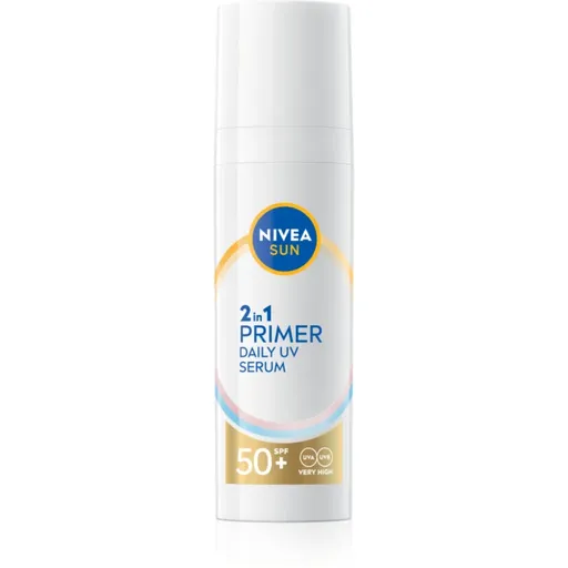 NIVEA SUN Daily UV Serum baza pentru machiaj 2 in 1 SPF 50+ 30 ml
