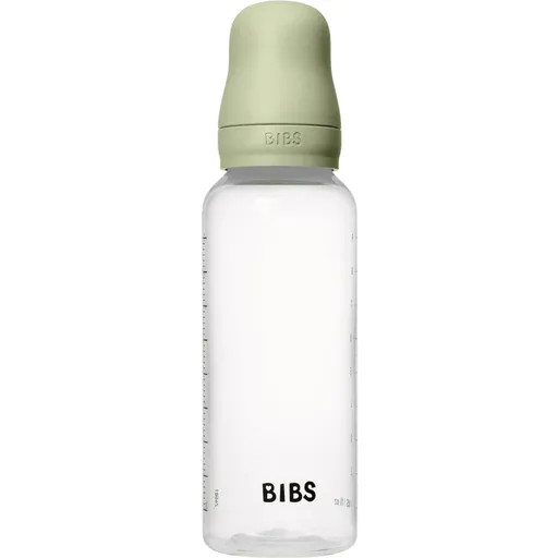 BIBS Anti-Colic Baby Bottle Latex biberon anticolici cu tetină din cauciuc Sage 270 ml