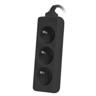 Prelungitor Lanberg 1.5m, 3 prize ngalb PS0-03E-0150-BK