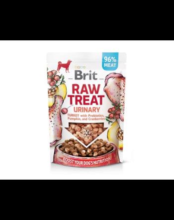 BRIT Snack pentru caini Raw Treat Freeze Dried Urinary 40 g curcan liofilizat cu probiotice