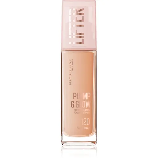 MAYBELLINE NEW YORK Lifter Plump & Glow machiaj de stralucire pentru un look natural culoare 120 30 ml