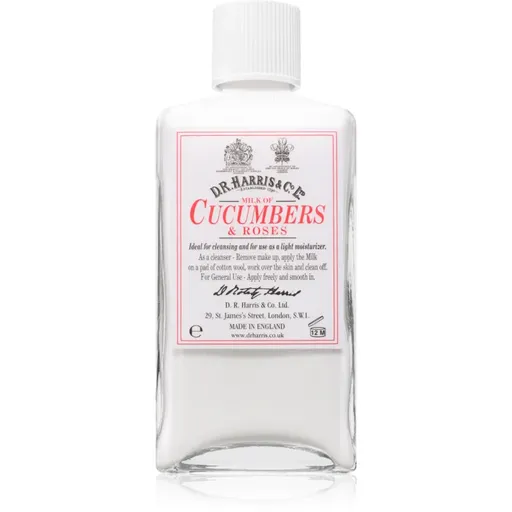 D.R. Harris Milk of Cucumber and Roses Lapte demachiant hranitor 100 ml