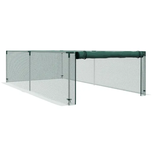 Outsunny Seră de grădină seră pentru roșii cu protecție din filet HDPE, dim. 125L x 248l x 62,5H cm | Aosom Romania