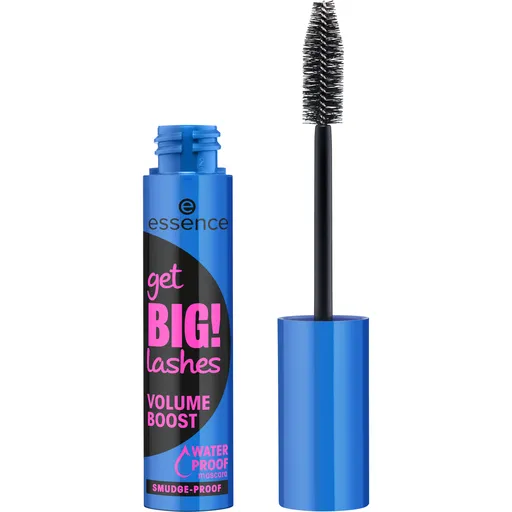 essence Rimel rezistent la apă pentru volumul genelor Get BIG! Lashes Waterproof Volume Boost 12 ml Black