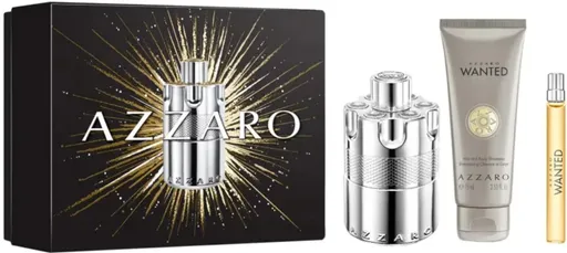 Azzaro Wanted - EDP 100 ml + 2 în 1 gel de duș și șampon 75 ml + EDP 10 ml