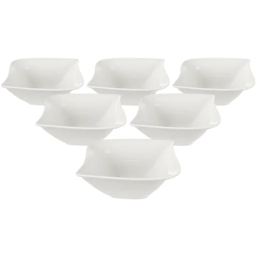 Set de boluri de porțelan Orion Mona Musica, 13,7 x 13,7 cm, 6 buc.