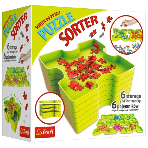 6 cutii de sortare pentru puzzle