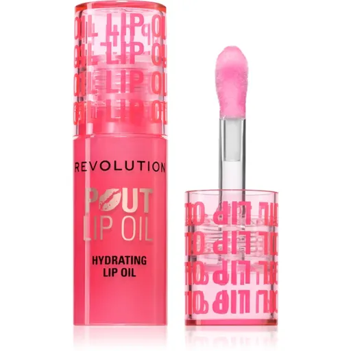 Makeup Revolution Pout Lip ulei pentru buze cu efect de hidratare culoare Watermelon Pink 3 ml