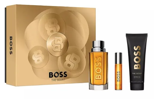 Hugo Boss Boss Scent - EDT 100 ml + gel de duș 100 ml + EDT 10 ml
