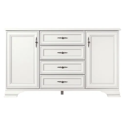 Comoda KENTAKT KOM2D4S, alb alpin