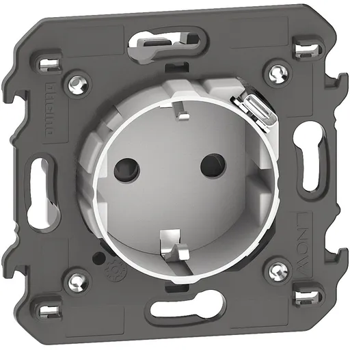 Priza electrica standard german, cu incarcator USB integrat Bticino Living Now KW4141USB, alb