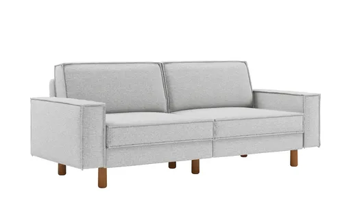 Canapea 3 locuri, Atelier del Sofa, 918CMF1240, Otel, Pietriș / Nuc