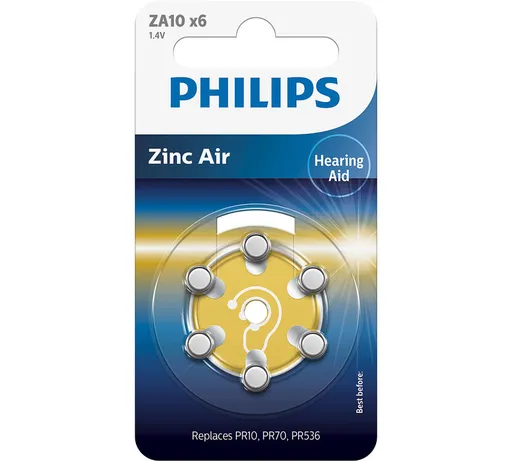 Baterie pentru aparat auditiv Phil-ZA10B6A/00