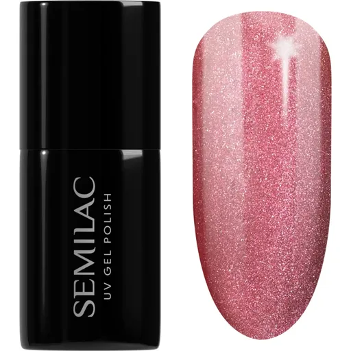 Semilac UV Hybrid Gloss GALA unghii cu gel folosind UV / lampă cu LED culoare 662 Rosé Gloss 7 ml