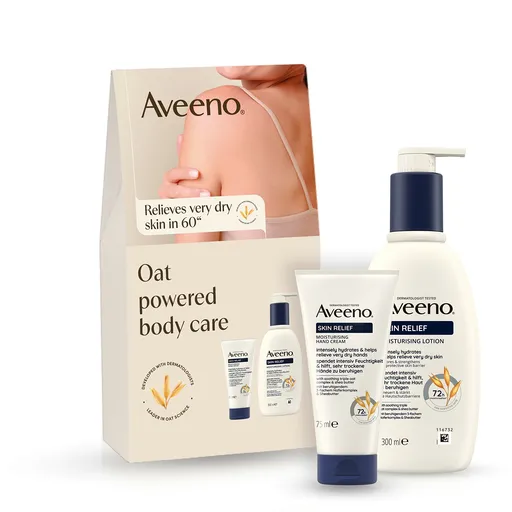 Aveeno Set cadou de îngrijire corporală pentru piele foarte uscată și sensibilă Skin Relief