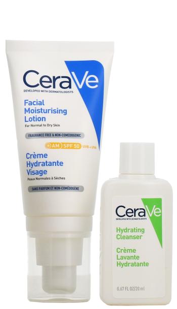 CeraVe Set de îngrijire pentru piele normală până la uscată SPF 50 Moisturising Set