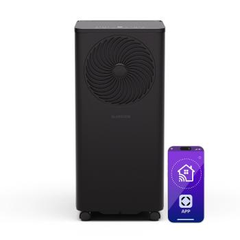 Klarstein Aero Ring 7K, Smart, aparat de aer condiționat, 7 000 BTU, mobil și inteligent, pentru max. 25 m², control vocal