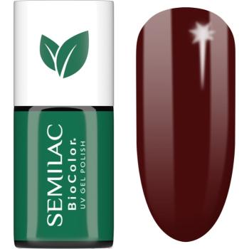 Semilac UV Hybrid BioColor unghii cu gel folosind UV / lampă cu LED culoare 726 Dark Coral 7 ml
