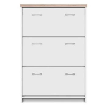 Dulap pentru pantofi 3K Topty 10, alb