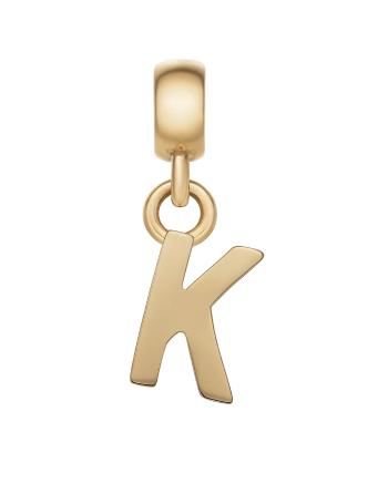Daniel Wellington Pandantiv placat cu aur litera "K" Charms DW00400494