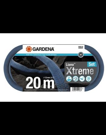 GARDENA Kit de 20 m de furtun textil Liano Xtreme