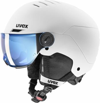 UVEX Rocket Junior Visor White/Black Mat 54-58 cm Lyžařská helma