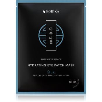 KORIKA Korean Heritage Silk & 8 Types of Hyaluronic Acid Hydrating Eye Patch Mask masca hidratanta zona ochilor 2 buc