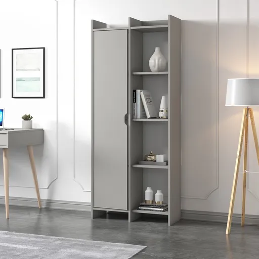 Corp biblioteca, Hanah Home, Offer, 70x180x30 cm, Gri