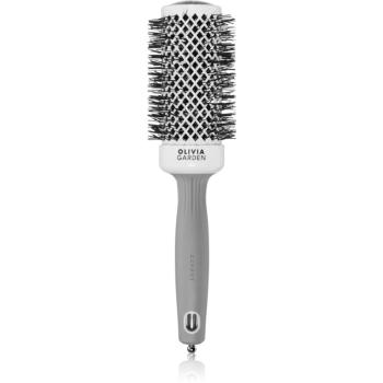 Olivia Garden Expert Shine Wavy Bristles White&Grey perie de par průměr 45 mm 1 buc