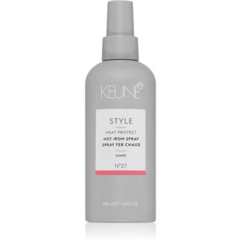 Keune Style Hot Iron Spray spray cu protecție termică, pentru aranjarea cu placa și cu ondulatorul pentru toate tipurile de păr 200 ml