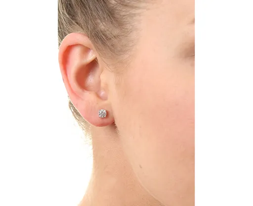 MOISS Cercei fermecători cu zirconii E000143 0,5 cm