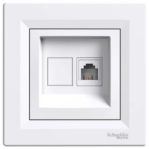 Priza simpla telefon Rj11 Schneider Asfora EPH4100121