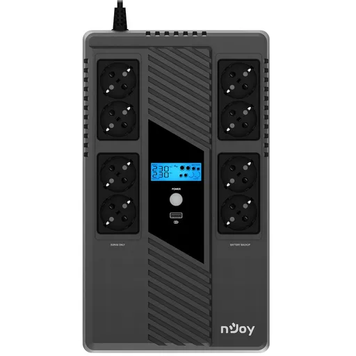 UPS nJoy Token 800 VA / 480 W Capacity 800 VA / 480 W Type Line-Interactive Input Nominal Voltage 230 VAC Accepted Voltage Range UPCSBLS680TTOAZ01B