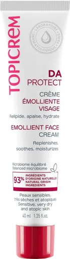 Topicrem Cremă emolientă pentru piele DA Protect (Emollient Face Cream) 40 ml