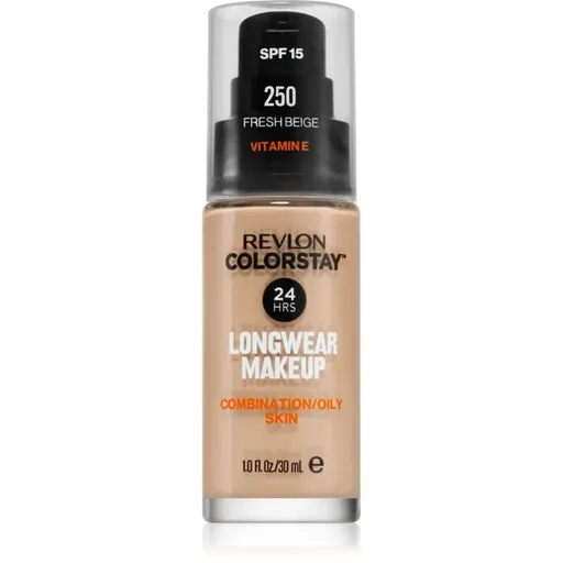 Revlon Cosmetics ColorStay™ SPF 15 machiaj matifiant de lungă durată pentru ten gras și mixt culoare 250 Fresh Beige 30 ml