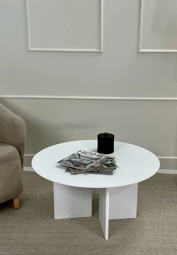 Masuta de cafea, Hanah Home, Leo 42, 80x42x80 cm, Alb