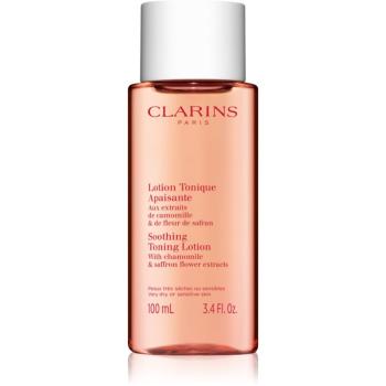 Clarins Cleansing Soothing Toning Lotion tonic de curatare si calmant pentru ten uscat și sensibil 100 ml