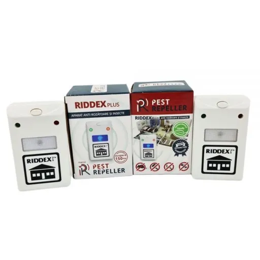 Oferta 1 + 1 Gratis Riddex Plus Pest Repeller aparat anti rozatoare soareci sobolani gandaci de bucatarie